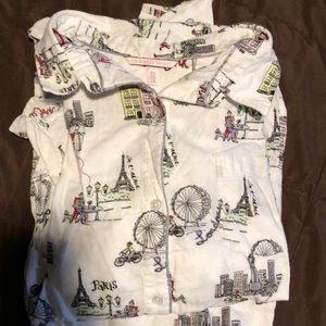 Flannel pajamas & matching sleep mask